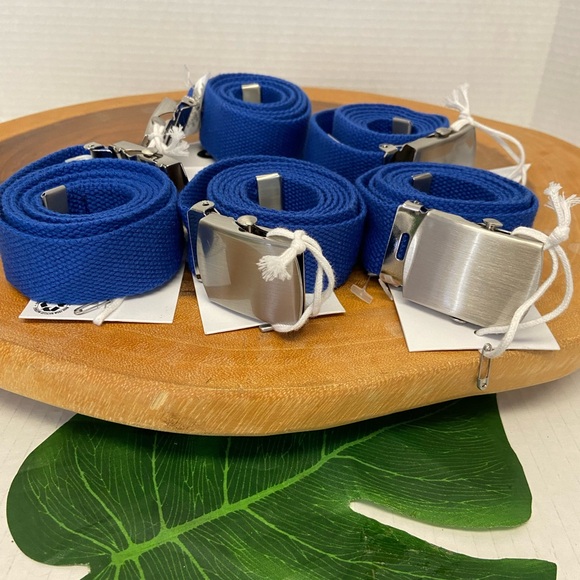 Obey NWT BIG Boy Web Belt Blue Belt OSFA Belt - Picture 8 of 9